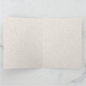 Peter the Rabbit Linen Hintergrund Dankeskarte (Innenseite)