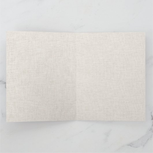 Peter the Rabbit Linen Hintergrund Dankeskarte (Innenseite)