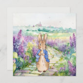 Peter the Rabbit mit Aquarelllilacke (Vorne/Hinten)