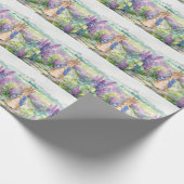 Peter the Rabbit mit Aquarelllilacke Geschenkpapier (Ecke)