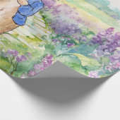 Peter the Rabbit mit Aquarelllilacke Geschenkpapier (Ecke)
