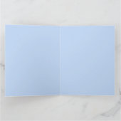 Peter the Rabbit mit Blue Leafy Wreath Card Karte (Innenseite)