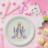 Peter the Rabbit mit Lavendel Pappteller (Party)