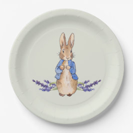 Peter the Rabbit mit Lavendel Pappteller