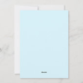 Peter the Rabbit mit Lavendelschmetterling Feiertagskarte (Rückseite)