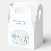 Peter the Rabbit Niedlich Clothesline Baby Shower Geschenkschachtel (Geöffnet)