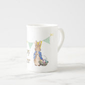 Peter the Rabbit Oaster Eggs Happy Oaster Porzellantasse (Vorderseite Rechts)
