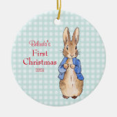Peter the Rabbit Personalize Keramik Ornament (Vorne)