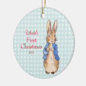 Peter the Rabbit Personalize Keramik Ornament (Links)
