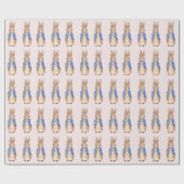 Peter the Rabbit Pink Background Geschenkpapier (Flach)