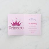 Peter the Rabbit Pink Jacke 1. Geburtstag Einladung (Innenseite)