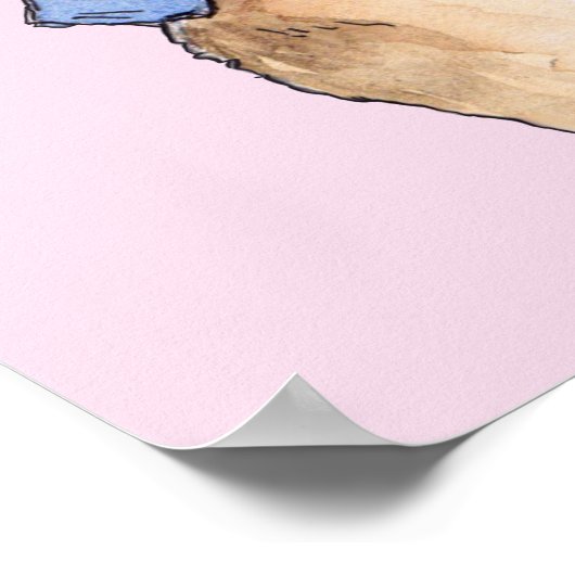 Peter the Rabbit Poster (Ecke)