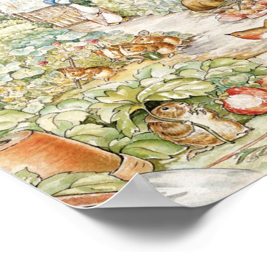 Peter the Rabbit Poster (Ecke)