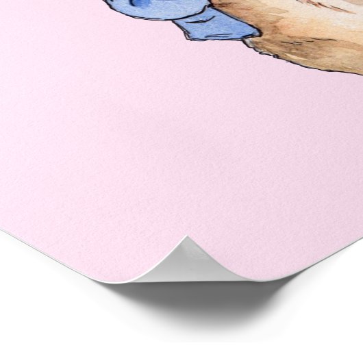 Peter the Rabbit Poster (Ecke)