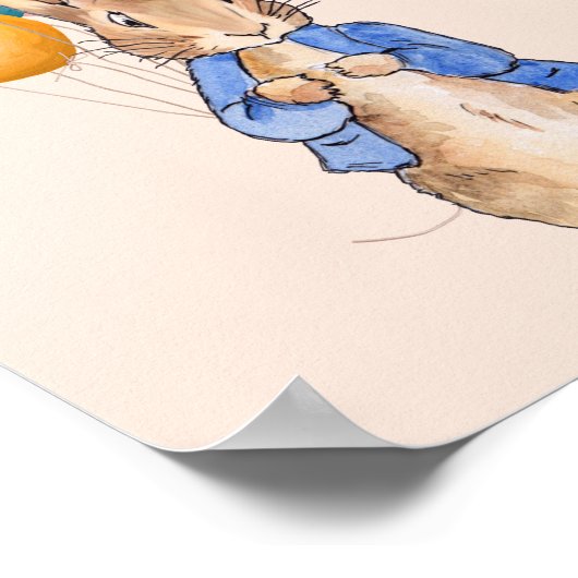 Peter the Rabbit Poster (Ecke)