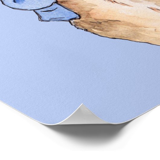 Peter the Rabbit Poster (Ecke)