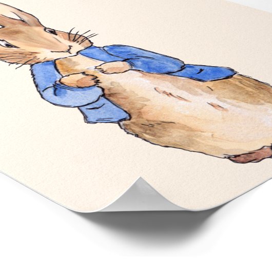 Peter the Rabbit Poster (Ecke)