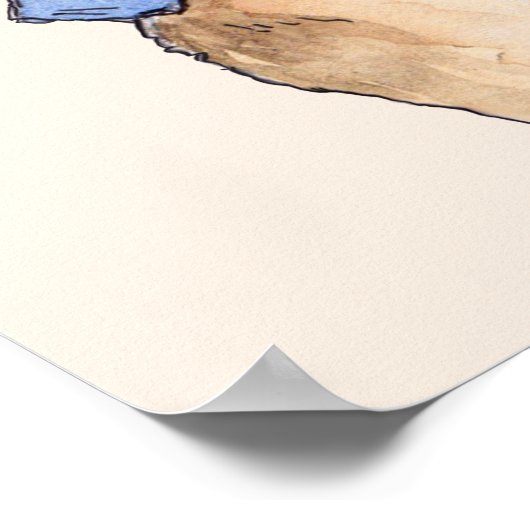 Peter the Rabbit Poster (Ecke)