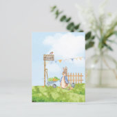 Peter the Rabbit Postkarte (Stehend Vorderseite)
