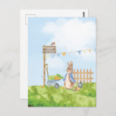 Peter the Rabbit Postkarte (Vorne/Hinten)