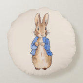 Peter the Rabbit Rundes Kissen (Rückseite)