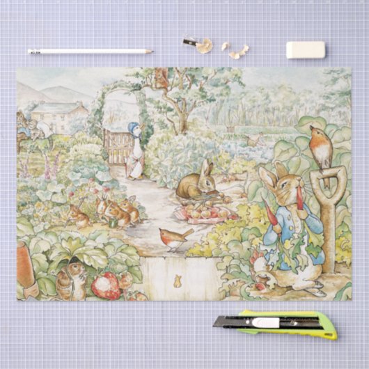 Peter the Rabbit Seidenpapier (Handwerk)