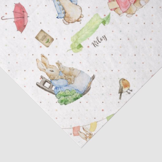 Peter the Rabbit Seidenpapier (Ausschnitt)