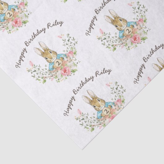 Peter the Rabbit Seidenpapier (Detail)