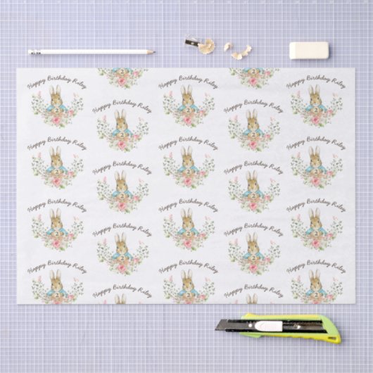 Peter the Rabbit Seidenpapier (Handwerk)