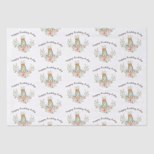 Peter the Rabbit Seidenpapier (Vorderseite)