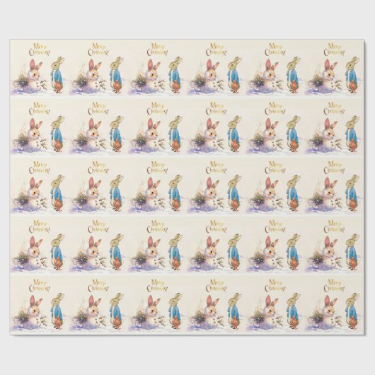 Peter the Rabbit & Snow Bunny Magic Geschenkpapier (Flach)
