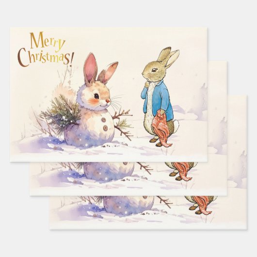 Peter the Rabbit & Snow Bunny Magic Geschenkpapier Set (Set)
