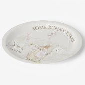 Peter the Rabbit Soe Bunny 1. Geburtstag Pappteller (Schrägansicht)