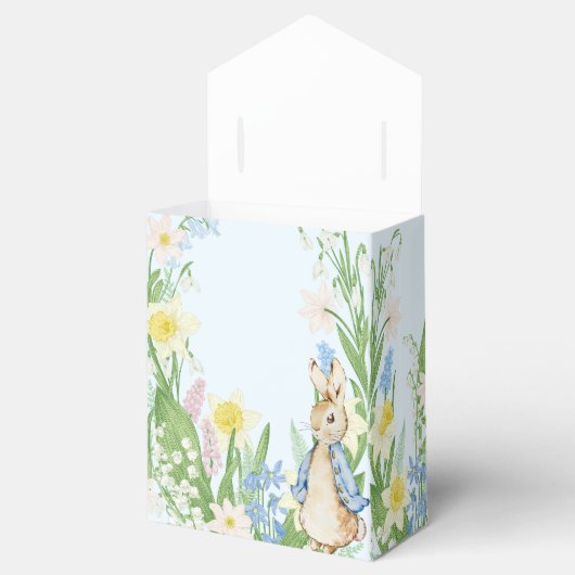 Peter the Rabbit Spring Blooms Blue Baby Dusche Geschenkschachtel (Geöffnet)