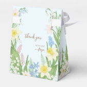 Peter the Rabbit Spring Blooms Blue Baby Dusche Geschenkschachtel (Rückseite)