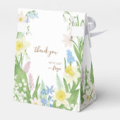 Peter the Rabbit Spring Blooms Blue Baby Dusche Geschenkschachtel (Rückseite)