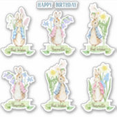 Peter the Rabbit Spring Blooms Easter Baby Shooter Aufkleber (Vorderseite)