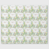 Peter the Rabbit Spring Blooms Easter Baby Shooter Geschenkpapier (Flach)