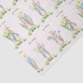 Peter the Rabbit Spring Blooms Easter Baby Shooter Seidenpapier (Ausschnitt)