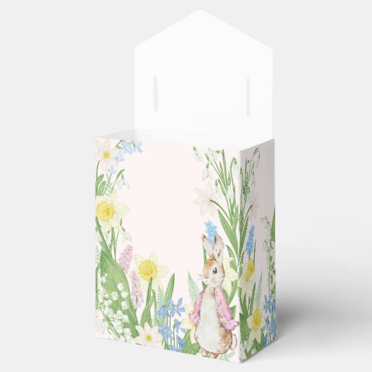 Peter the Rabbit Spring Blooms Pink Baby Dusche Geschenkschachtel (Geöffnet)