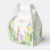 Peter the Rabbit Spring Blooms Pink Baby Dusche Geschenkschachtel (Vorderseite)