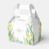 Peter the Rabbit Spring Blooms Pink Baby Dusche Geschenkschachtel (Rückseite)