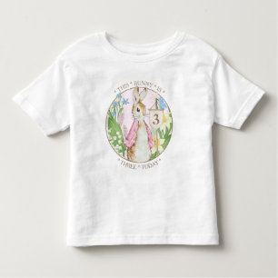 Peter the Rabbit Spring Blooms Pink Baby Dusche Kleinkind T-shirt