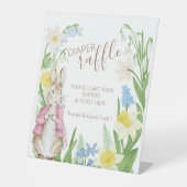 Peter the Rabbit Spring Blooms Pink Baby Dusche Sockelschild (Vorderseite)
