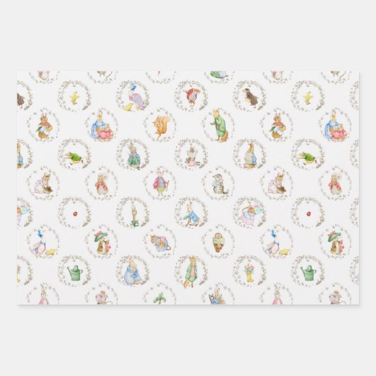 Peter the Rabbit Storybook Animals Beatrix BIG Geschenkpapier Set (Vorderseite 3)