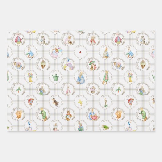 Peter the Rabbit Storybook Animals Beatrix BIG Geschenkpapier Set (Vorderseite 2)