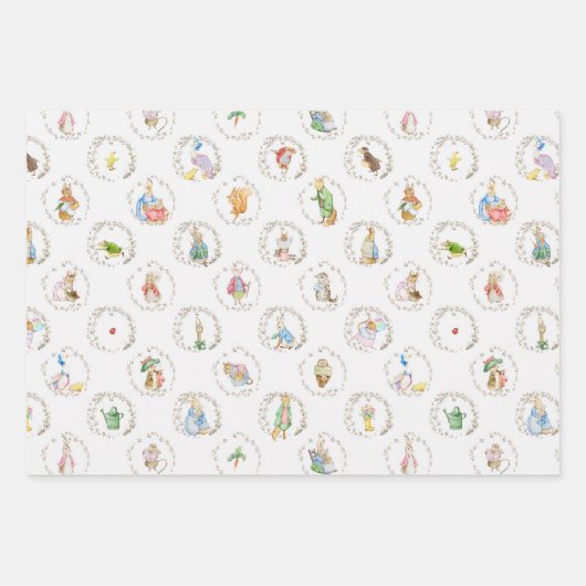 Peter the Rabbit Storybook Animals Beatrix BIG Geschenkpapier Set (Vorderseite)