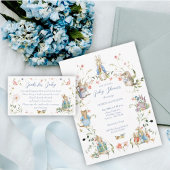 Peter the Rabbit Wildblume Baby Shower Einladung