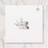 Peter the Rabbit Wildflower Baby Shower Thanks Geschenkanhänger (Rückseite)