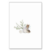 Peter the Rabbit Wildflower Table Number Tischnummer (Rückseite)